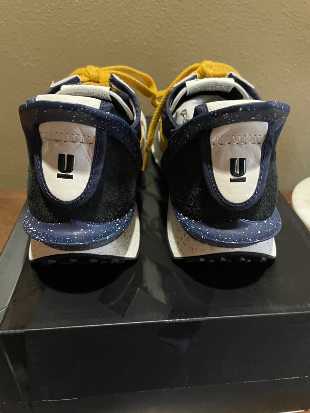 NEW Nike Undercover Jun Takahashi blue and yellow sneakers 11M/12W - Picture 6 of 7